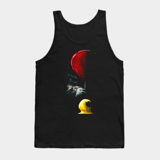 Fear Forgive Red Balloon Horror Halloween Tank Top